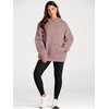 image:imageAUTOMET Womens Oversized Fleece Hoodies Pullover Sweatshirts Fall ClothesDarkpink