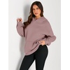 image:imageAUTOMET Womens Oversized Fleece Hoodies Pullover Sweatshirts Fall ClothesDarkpink