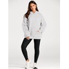 image:imageAUTOMET Womens Oversized Fleece Hoodies Pullover Sweatshirts Fall ClothesGrey