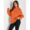 image:imageAUTOMET Womens Oversized Fleece Hoodies Pullover Sweatshirts Fall ClothesOrange