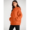 image:imageAUTOMET Womens Oversized Fleece Hoodies Pullover Sweatshirts Fall ClothesOrange