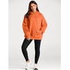 image:imageAUTOMET Womens Oversized Fleece Hoodies Pullover Sweatshirts Fall ClothesOrange