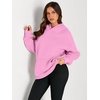 image:imageAUTOMET Womens Oversized Fleece Hoodies Pullover Sweatshirts Fall ClothesPink