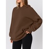 image:imageAUTOMET Womens Oversized Hoodies Fall Fashion SweatshirtsChocolate