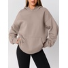 image:imageAUTOMET Womens Oversized Hoodies Fall Fashion SweatshirtsCoffee Grey