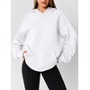image:imageAUTOMET Womens Oversized Hoodies Fall Fashion SweatshirtsWhite