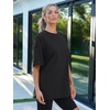image:imageAUTOMET Womens Oversized T Shirts Workout Plus Size Short Sleeve Tops Casual Loose Basic Tees Summer Trendy Outfits 2026Black