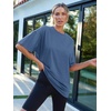image:imageAUTOMET Womens Oversized T Shirts Workout Plus Size Short Sleeve Tops Casual Loose Basic Tees Summer Trendy Outfits 2026Blue