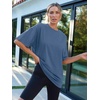 image:imageAUTOMET Womens Oversized T Shirts Workout Plus Size Short Sleeve Tops Casual Loose Basic Tees Summer Trendy Outfits 2026Blue