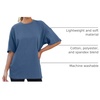 image:imageAUTOMET Womens Oversized T Shirts Workout Plus Size Short Sleeve Tops Casual Loose Basic Tees Summer Trendy Outfits 2026Blue