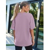 image:imageAUTOMET Womens Oversized T Shirts Workout Plus Size Short Sleeve Tops Casual Loose Basic Tees Summer Trendy Outfits 2026Darkpink