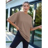 image:imageAUTOMET Womens Oversized T Shirts Workout Plus Size Short Sleeve Tops Casual Loose Basic Tees Summer Trendy Outfits 2026Khaki