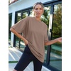 image:imageAUTOMET Womens Oversized T Shirts Workout Plus Size Short Sleeve Tops Casual Loose Basic Tees Summer Trendy Outfits 2026Khaki