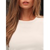 image:imageAUTOMET Womens Ribbed Long Sleeve Shirts Basic Top For Fall Work amp CasualBeige