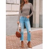 image:imageAUTOMET Womens Ribbed Long Sleeve Shirts Basic Top For Fall Work amp CasualOatmeal