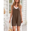 image:imageAUTOMET Womens Rompers Jumpsuits Overalls Summer Beach Cruise Outfits 2026Brown