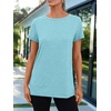 image:imageAUTOMET Womens Short Sleeve Crewneck Shirts Summer Basic Tops02aqua