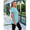image:imageAUTOMET Womens Short Sleeve Crewneck Shirts Summer Basic Tops02aqua