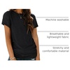 image:imageAUTOMET Womens Short Sleeve Crewneck Shirts Summer Basic Tops02black