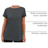 image:imageAUTOMET Womens Short Sleeve Crewneck Shirts Summer Basic Tops02blackgrey