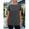 image:imageAUTOMET Womens Short Sleeve Crewneck Shirts Summer Basic Tops02blackgrey