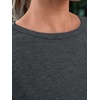 image:imageAUTOMET Womens Short Sleeve Crewneck Shirts Summer Basic Tops02blackgrey