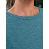 image:imageAUTOMET Womens Short Sleeve Crewneck Shirts Summer Basic Tops02bluegreen