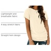 image:imageAUTOMET Womens Short Sleeve Crewneck Shirts Summer Basic Tops02cream