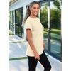 image:imageAUTOMET Womens Short Sleeve Crewneck Shirts Summer Basic Tops02cream