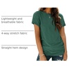 image:imageAUTOMET Womens Short Sleeve Crewneck Shirts Summer Basic Tops02darkgreen
