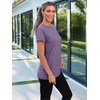 image:imageAUTOMET Womens Short Sleeve Crewneck Shirts Summer Basic Tops02lavenderpurple