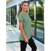 image:imageAUTOMET Womens Short Sleeve Crewneck Shirts Summer Basic Tops02lightgreen