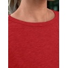 image:imageAUTOMET Womens Short Sleeve Crewneck Shirts Summer Basic Tops02red