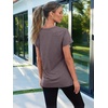 image:imageAUTOMET Womens Short Sleeve Crewneck Shirts Summer Basic Tops02rosetaupe