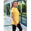 image:imageAUTOMET Womens Short Sleeve Crewneck Shirts Summer Basic Tops02yellow