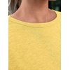 image:imageAUTOMET Womens Short Sleeve Crewneck Shirts Summer Basic Tops02yellow