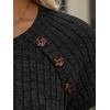image:imageAUTOMET Womens Short Sleeve Decorative Buttons ShirtsBlack