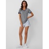 image:imageAUTOMET Womens Short Sleeve TShirts V Neck Summer Tops Comfy Clothes 2026Bluegrey