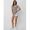 image:imageAUTOMET Womens Short Sleeve TShirts V Neck Summer Tops Comfy Clothes 2026Coffeegrey