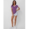 image:imageAUTOMET Womens Short Sleeve TShirts V Neck Summer Tops Comfy Clothes 2026Deeppurple