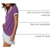 image:imageAUTOMET Womens Short Sleeve TShirts V Neck Summer Tops Comfy Clothes 2026Deeppurple