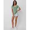 image:imageAUTOMET Womens Short Sleeve TShirts V Neck Summer Tops Comfy Clothes 2026Green