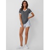 image:imageAUTOMET Womens Short Sleeve TShirts V Neck Summer Tops Comfy Clothes 2026Grey