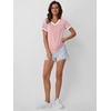 image:imageAUTOMET Womens Short Sleeve TShirts V Neck Summer Tops Comfy Clothes 2026Pink