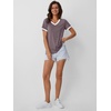 image:imageAUTOMET Womens Short Sleeve TShirts V Neck Summer Tops Comfy Clothes 2026Purplegrey