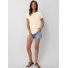 image:imageAUTOMET Womens Short Sleeve Tops Crewneck TShirts Summer Casual ShirtsCream