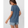 image:imageAUTOMET Womens Short Sleeve Tops Crewneck TShirts Summer Casual ShirtsNavy