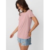 image:imageAUTOMET Womens Short Sleeve Tops Crewneck TShirts Summer Casual ShirtsPink