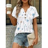 image:imageAUTOMET Womens Spring Tops 2026 Short Sleeve Shirts HenleyBoho C
