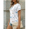 image:imageAUTOMET Womens Spring Tops 2026 Short Sleeve Shirts HenleyBoho C